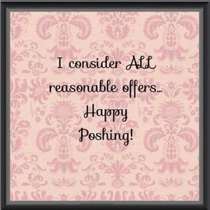 Reasonable offers are welcomed